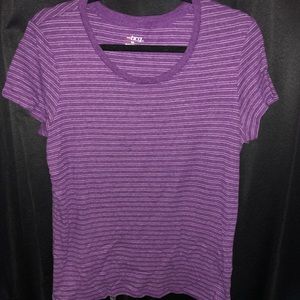 Purple stripped t-shirt